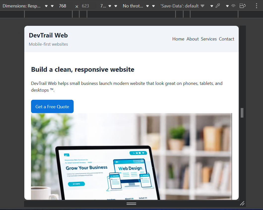 Tablet software interface preview